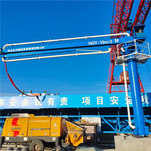 布料机产品使用现场